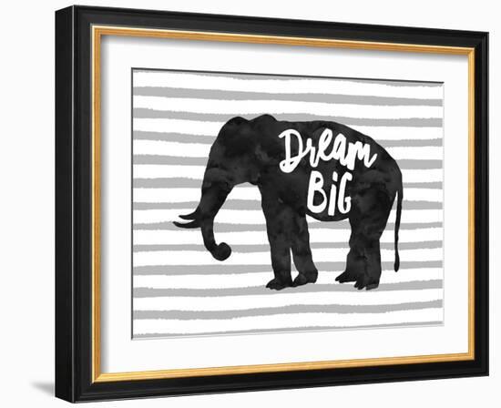 Dream Big Elephant-Amy Brinkman-Framed Art Print