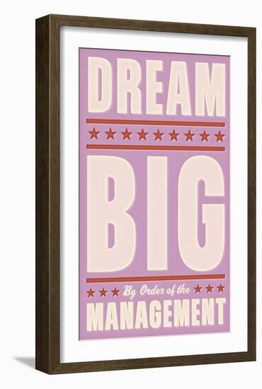 Dream Big (pink)-John Golden-Framed Art Print