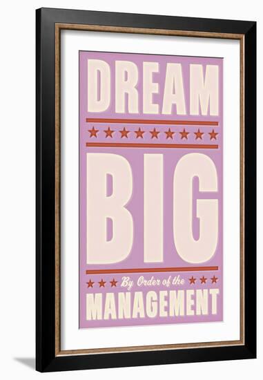 Dream Big (pink)-John Golden-Framed Art Print