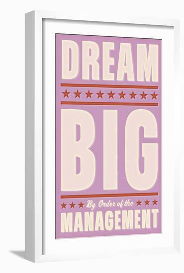 Dream Big (pink)-John Golden-Framed Art Print