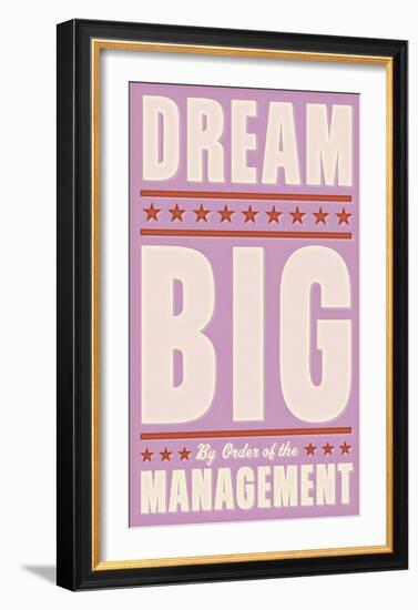 Dream Big (pink)-John Golden-Framed Art Print