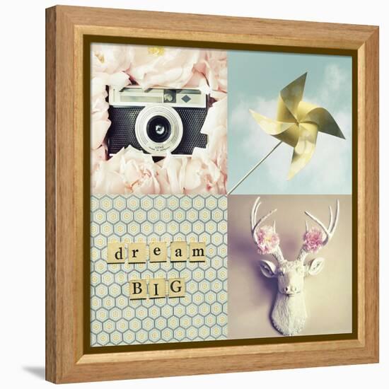 Dream Big-Vicki Dvorak-Framed Stretched Canvas