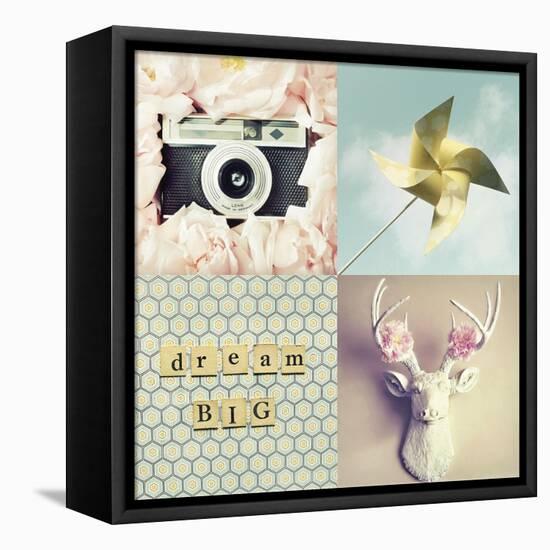 Dream Big-Vicki Dvorak-Framed Stretched Canvas