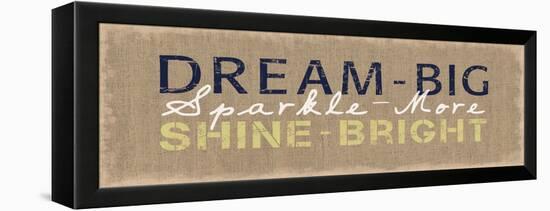 Dream Big-Lauren Gibbons-Framed Stretched Canvas