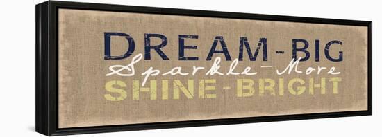 Dream Big-Lauren Gibbons-Framed Stretched Canvas