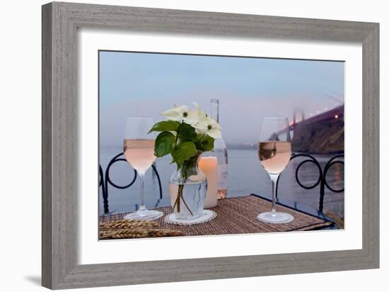 Dream Cafe Golden Gate Bridge #10-Alan Blaustein-Framed Photographic Print