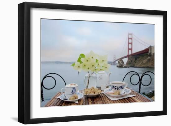 Dream Cafe Golden Gate Bridge #15-Alan Blaustein-Framed Photographic Print