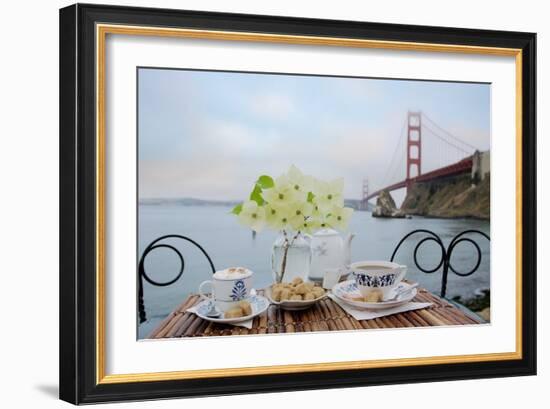 Dream Cafe Golden Gate Bridge #15-Alan Blaustein-Framed Photographic Print