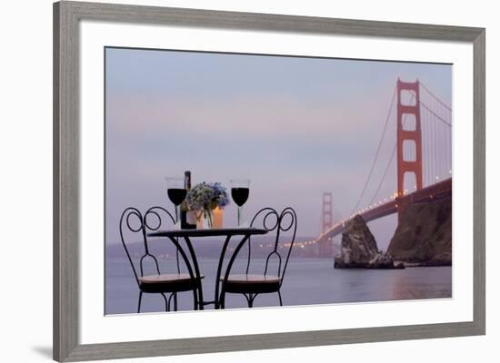 Dream Cafe Golden Gate Bridge #37-Alan Blaustein-Framed Photographic Print