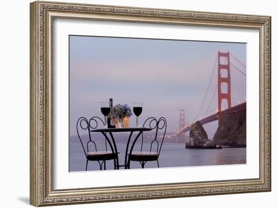 Dream Cafe Golden Gate Bridge #37-Alan Blaustein-Framed Photographic Print