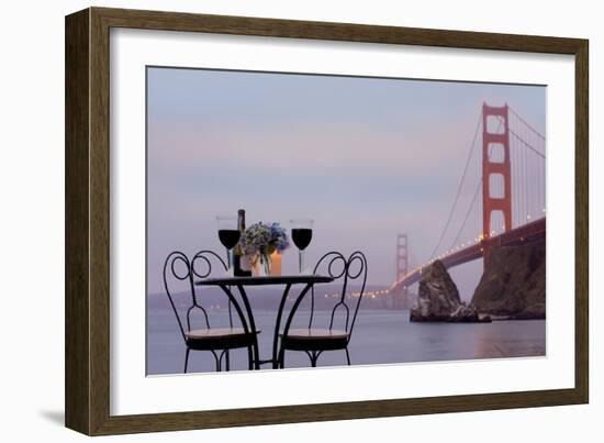 Dream Cafe Golden Gate Bridge #37-Alan Blaustein-Framed Photographic Print