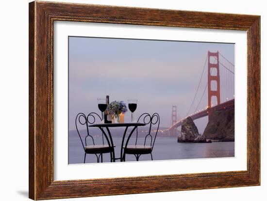 Dream Cafe Golden Gate Bridge #37-Alan Blaustein-Framed Photographic Print