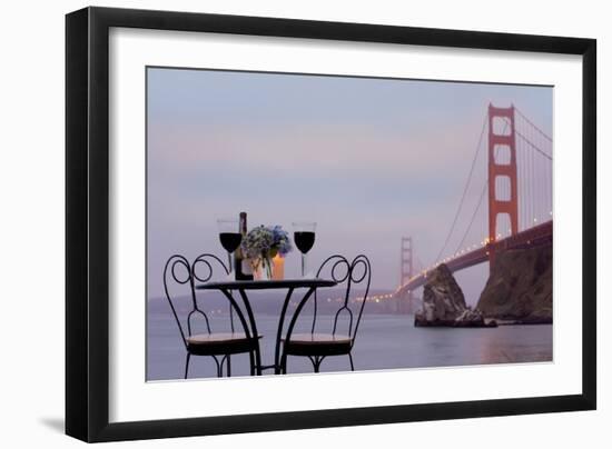Dream Cafe Golden Gate Bridge #37-Alan Blaustein-Framed Photographic Print