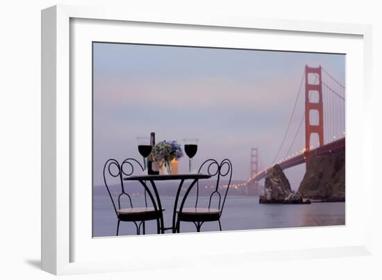 Dream Cafe Golden Gate Bridge #37-Alan Blaustein-Framed Photographic Print