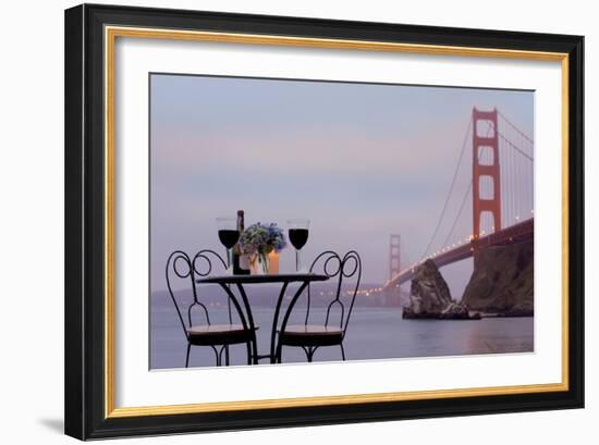 Dream Cafe Golden Gate Bridge #37-Alan Blaustein-Framed Photographic Print