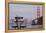 Dream Cafe Golden Gate Bridge #37-Alan Blaustein-Framed Premier Image Canvas