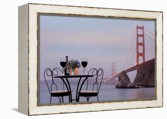 Dream Cafe Golden Gate Bridge #37-Alan Blaustein-Framed Premier Image Canvas