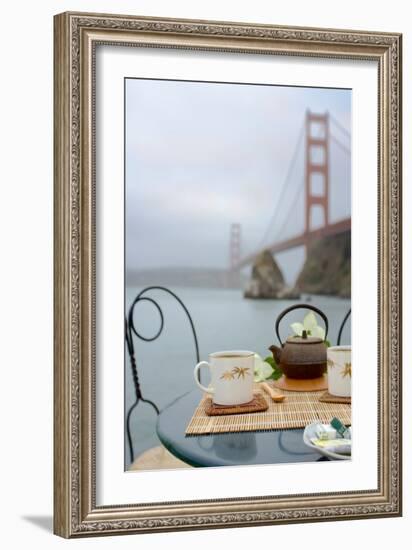 Dream Cafe Golden Gate Bridge #42-Alan Blaustein-Framed Photographic Print