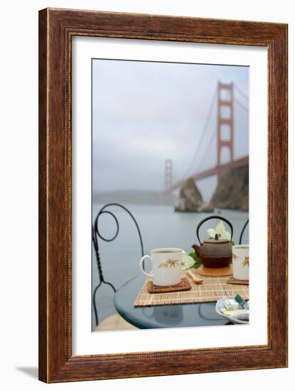 Dream Cafe Golden Gate Bridge #42-Alan Blaustein-Framed Photographic Print