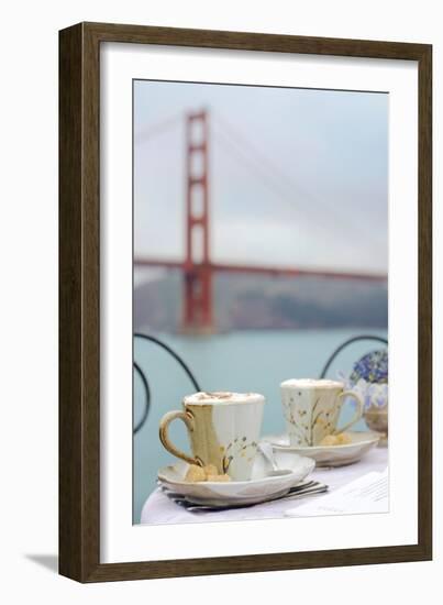 Dream Cafe Golden Gate Bridge #55-Alan Blaustein-Framed Photographic Print