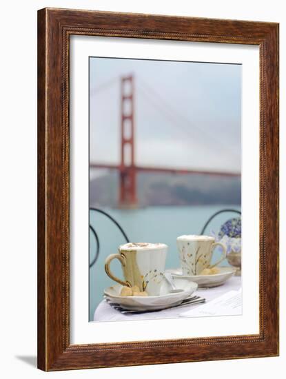 Dream Cafe Golden Gate Bridge #55-Alan Blaustein-Framed Photographic Print