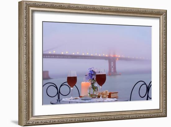 Dream Cafe Golden Gate Bridge #57-Alan Blaustein-Framed Photographic Print