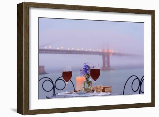 Dream Cafe Golden Gate Bridge #57-Alan Blaustein-Framed Photographic Print