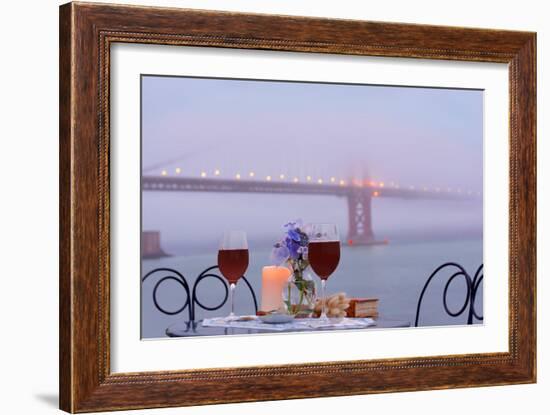 Dream Cafe Golden Gate Bridge #57-Alan Blaustein-Framed Photographic Print