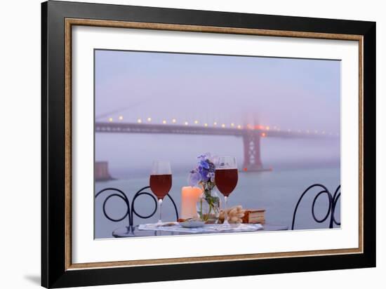 Dream Cafe Golden Gate Bridge #57-Alan Blaustein-Framed Photographic Print