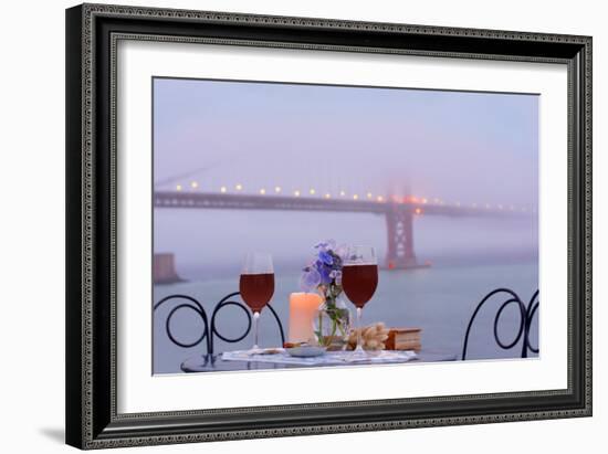 Dream Cafe Golden Gate Bridge #57-Alan Blaustein-Framed Photographic Print