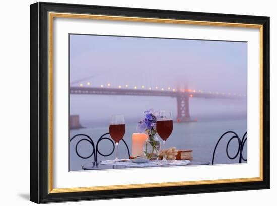 Dream Cafe Golden Gate Bridge #57-Alan Blaustein-Framed Photographic Print