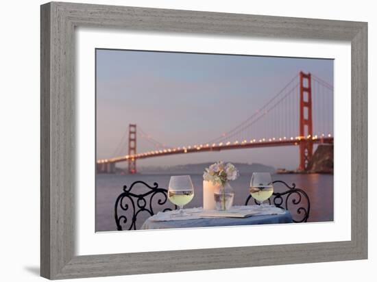 Dream Cafe Golden Gate Bridge #77-Alan Blaustein-Framed Photographic Print