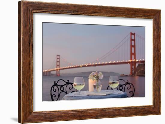 Dream Cafe Golden Gate Bridge #77-Alan Blaustein-Framed Photographic Print