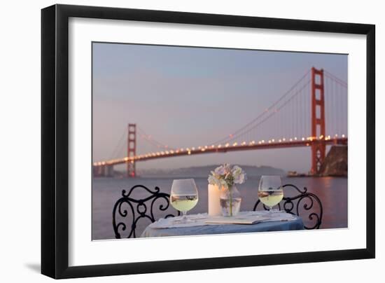 Dream Cafe Golden Gate Bridge #77-Alan Blaustein-Framed Photographic Print