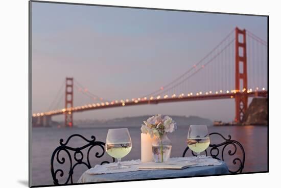 Dream Cafe Golden Gate Bridge #77-Alan Blaustein-Mounted Photographic Print