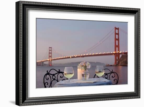 Dream Cafe Golden Gate Bridge #77-Alan Blaustein-Framed Photographic Print