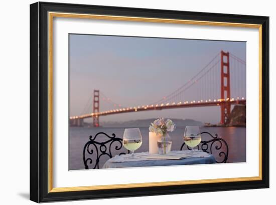 Dream Cafe Golden Gate Bridge #77-Alan Blaustein-Framed Photographic Print