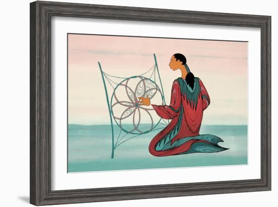 Dream Catcher-Maxine Noel-Framed Art Print