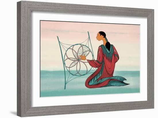 Dream Catcher-Maxine Noel-Framed Art Print