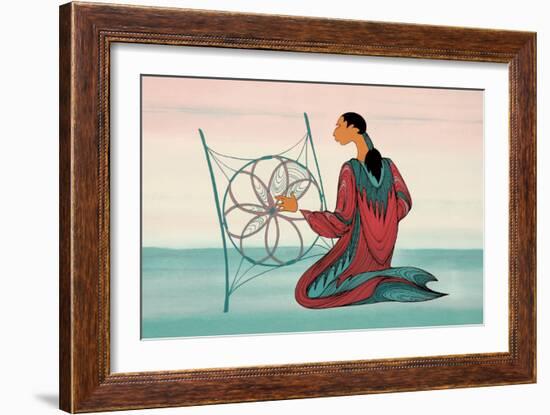 Dream Catcher-Maxine Noel-Framed Art Print