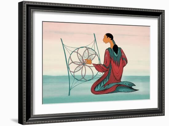 Dream Catcher-Maxine Noel-Framed Art Print