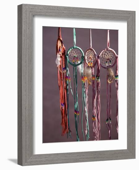 Dream Catchers, Navajo Souvenirs, Monument Valley Navajo Tribal Park, United States of America-Angelo Cavalli-Framed Photographic Print