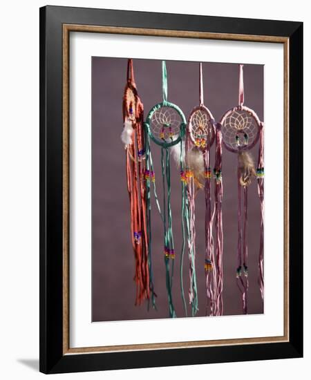 Dream Catchers, Navajo Souvenirs, Monument Valley Navajo Tribal Park, United States of America-Angelo Cavalli-Framed Photographic Print