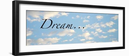 Dream Clouds Plaque-Nicole Katano-Framed Photo