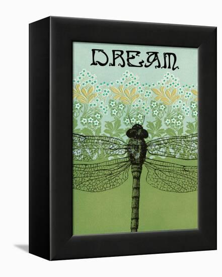 Dream Dragonfly-Ricki Mountain-Framed Stretched Canvas