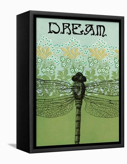 Dream Dragonfly-Ricki Mountain-Framed Stretched Canvas