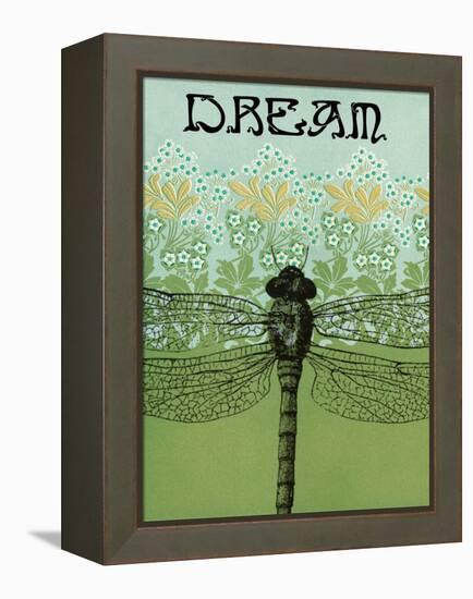 Dream Dragonfly-Ricki Mountain-Framed Stretched Canvas