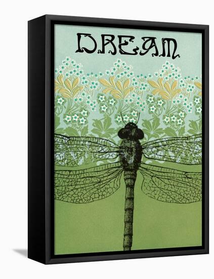 Dream Dragonfly-Ricki Mountain-Framed Stretched Canvas