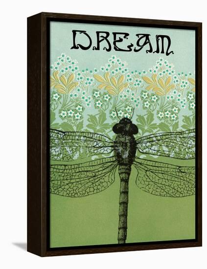 Dream Dragonfly-Ricki Mountain-Framed Stretched Canvas