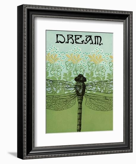 Dream Dragonfly-Ricki Mountain-Framed Art Print